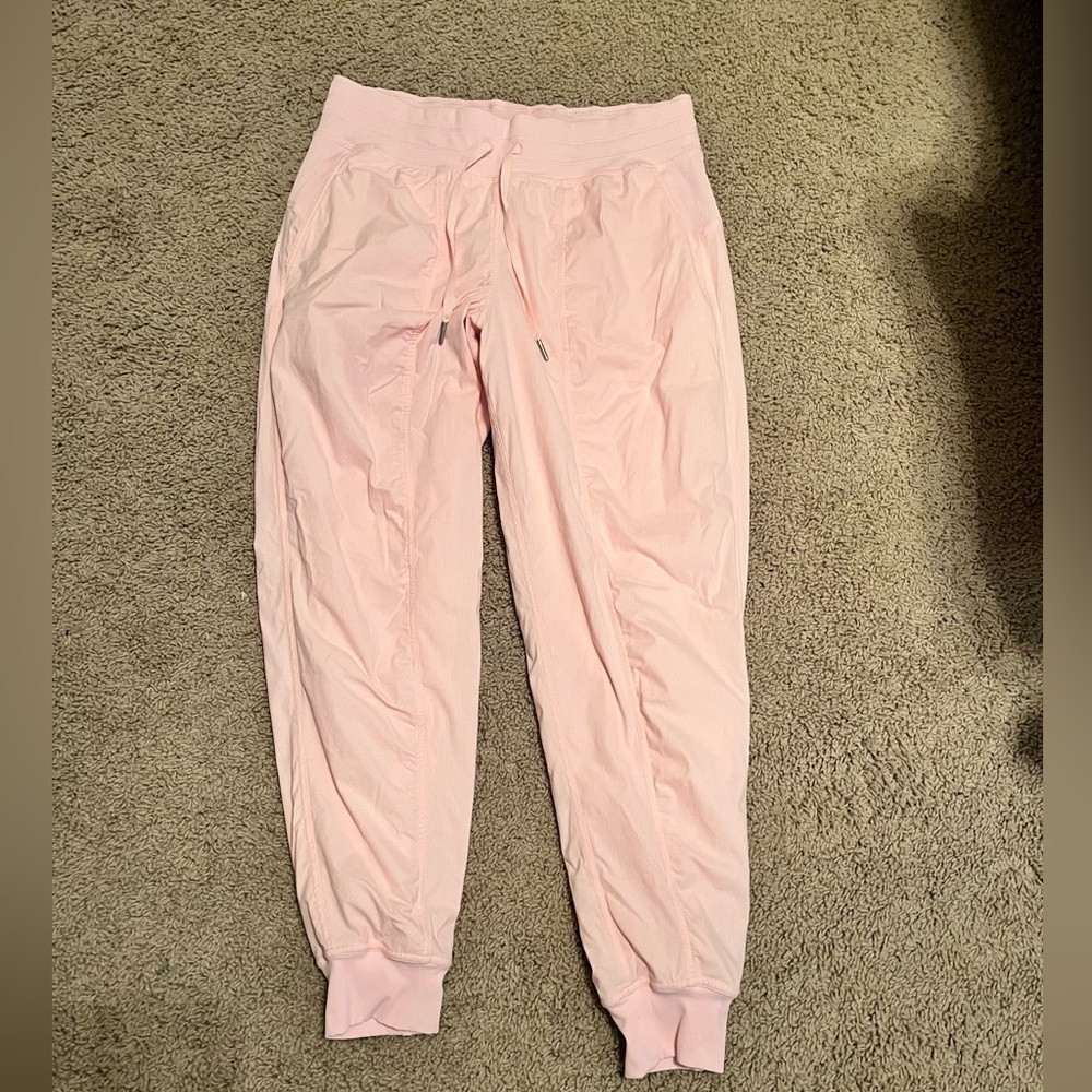 Lululemon dance studio, strawberry milkshake joggers